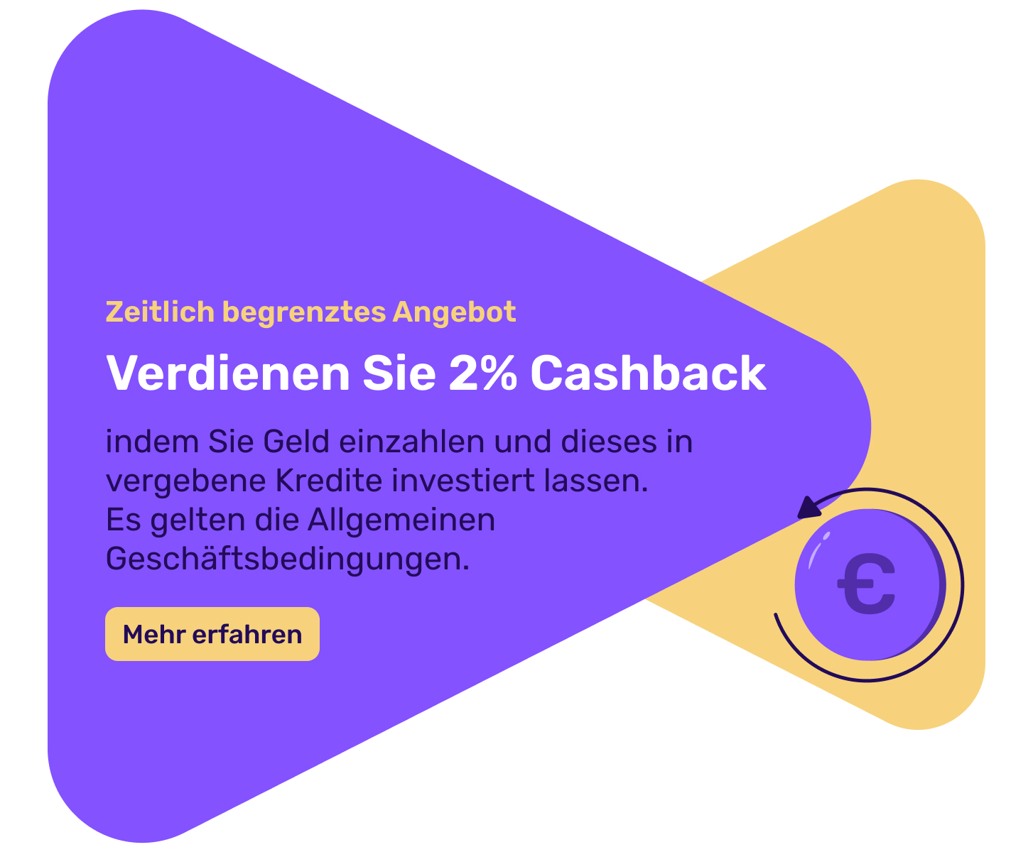 DE 2% cashback campaign Lendermarket